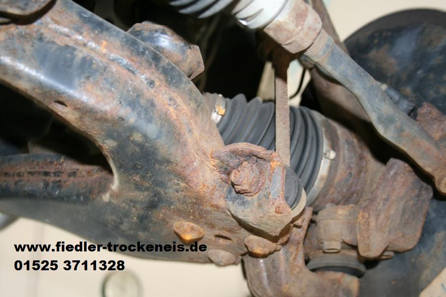 Trockeneisstrahlen Querlenker