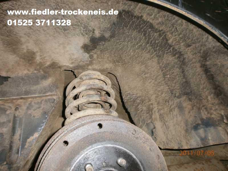 Radkasten vor Reinigung