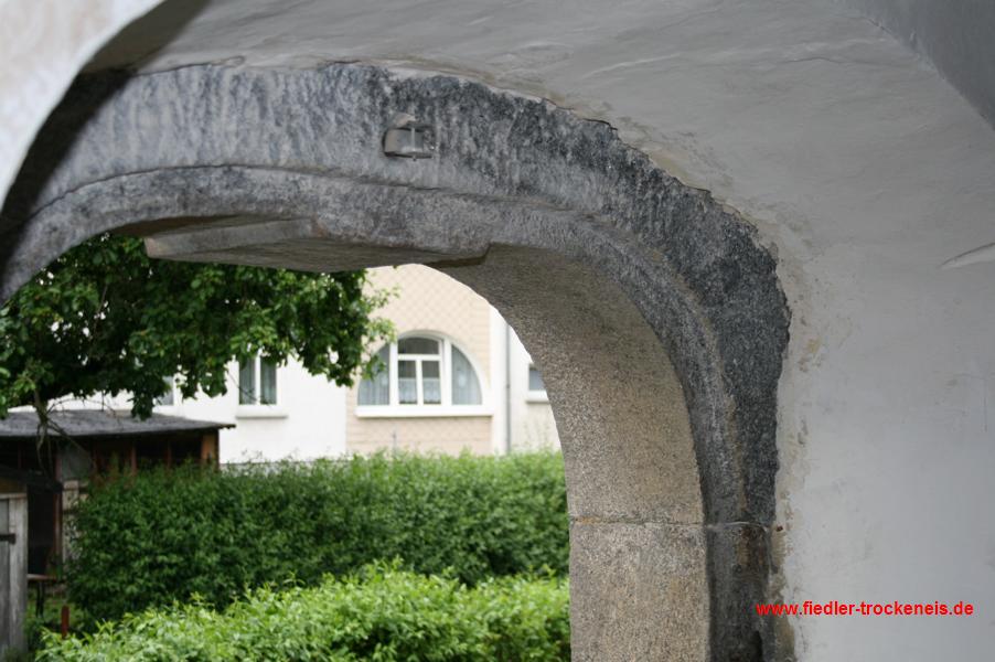 Trockeneisstrahlen Naturstein
