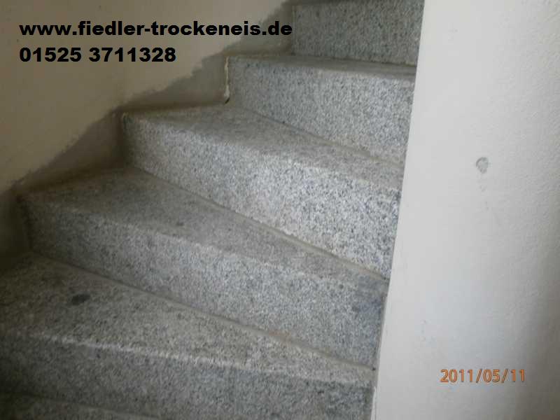 Trockeneisreinigung Granit