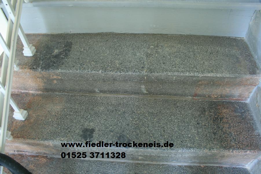 Trockeneisstrahlen Naturstein