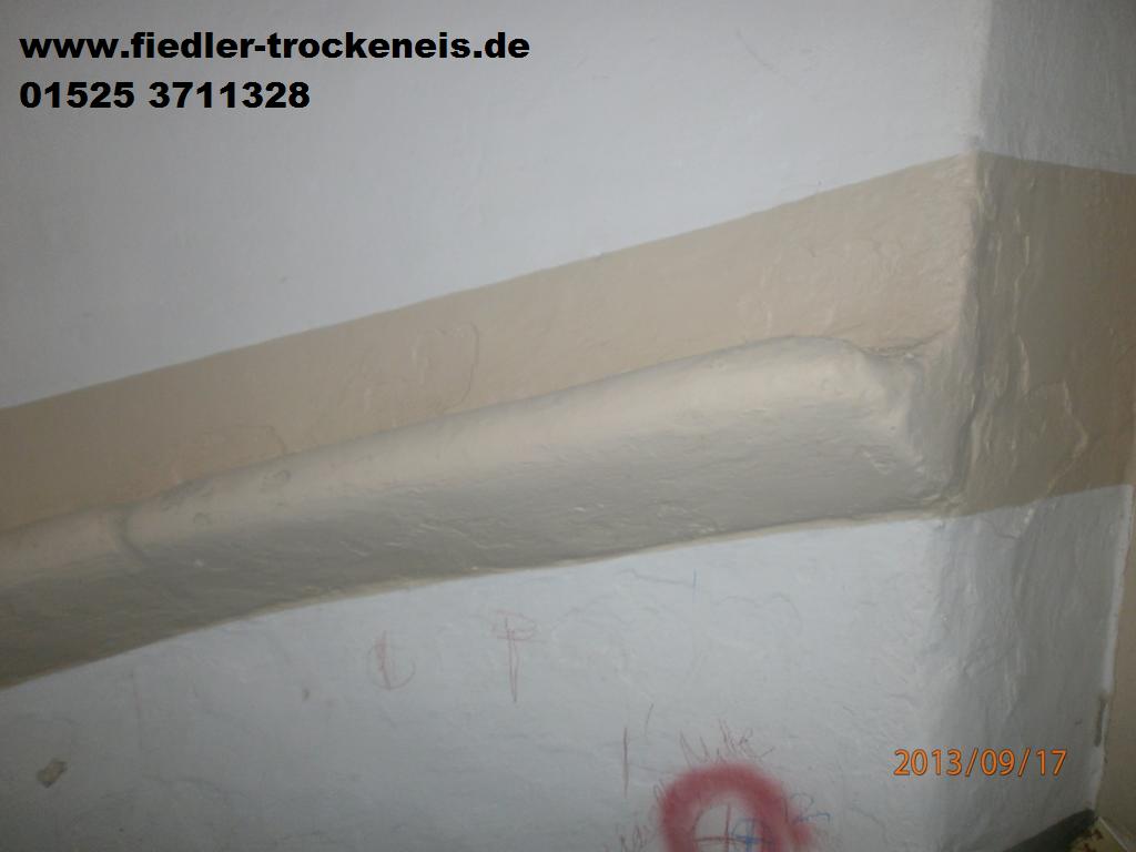 Trockeneisstrahlen Sandstein